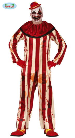 Costume de clown de cirque de Crimi d'Halloween