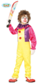 Costume de clown de tueur d'Halloween pour des garçons