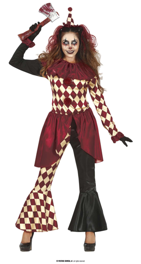 Costume de clown d'horreur pour femmes