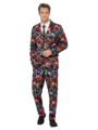 Costume de clown maléfique avec cravate