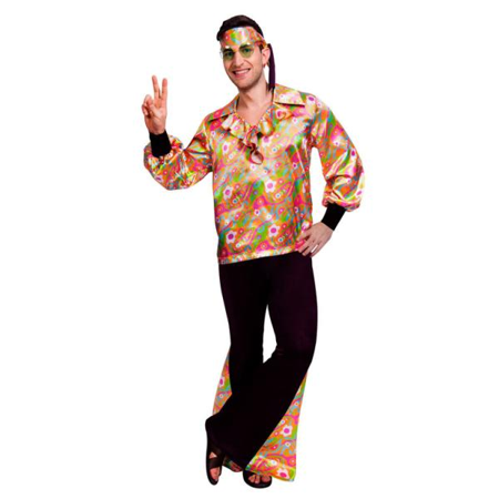 Costume de déguisement Hippie des années 70 pour hommes