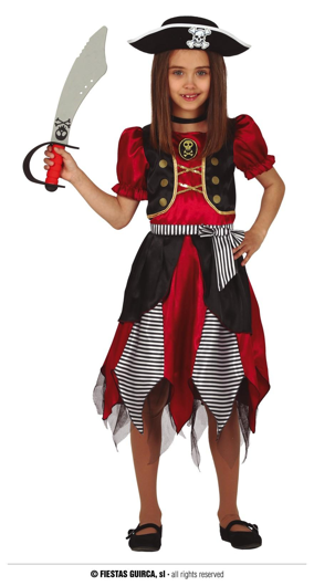 Costume de fille pirate