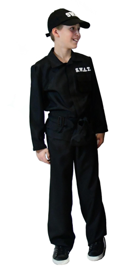 Costume de garçon de SWAT