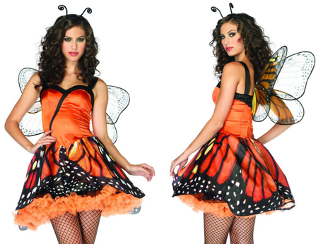 Costume de Papillon Monarque pour Femmes