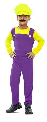 Costume de plombier Wario pour enfants