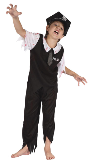 Costume de police zombie