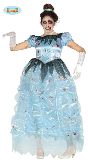 Costume de princesse zombie de Cendrillon Halloween