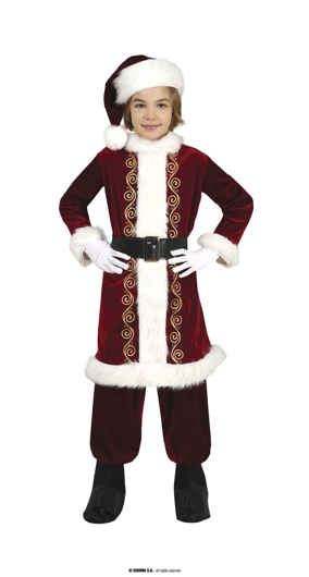costume de Père Noël de luxe pour enfants