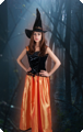 Costume de Sorcière orange Alexandrie