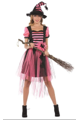 Costume de sorcière pour dames en rose noir