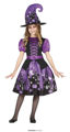 Costume de sorcière violette pour les filles