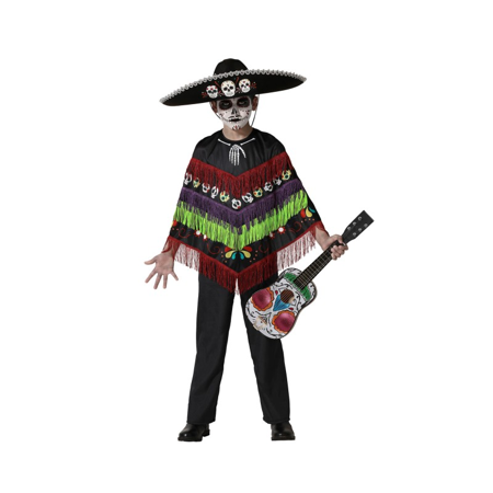 Costume de squelette mexicain pour garçons