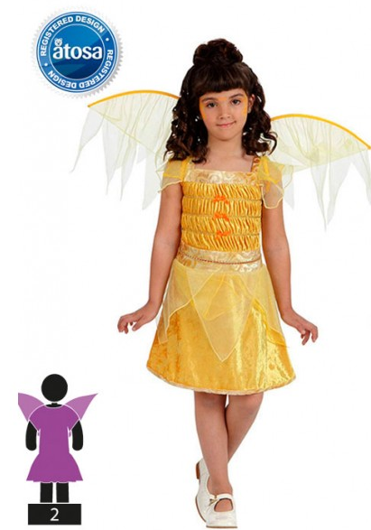 Costume d'enfant féerique avec des ailes