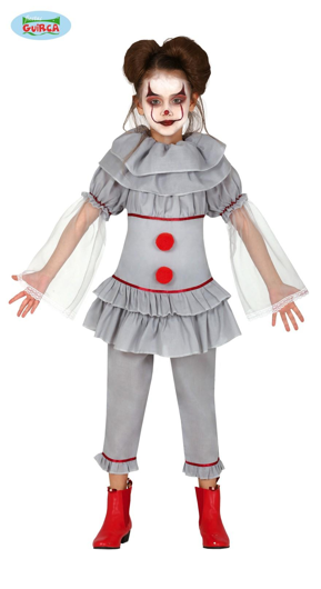Costume d'Halloween killer Clown Girls