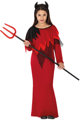 Costume diable noir fille