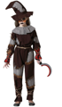 Costume d'épouvantail d'Halloween pour les enfants