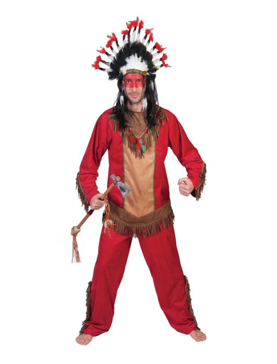 Costume d’homme indien faucon rouge