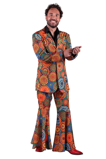 Costume ethnique hippie des années 70 pour hommes