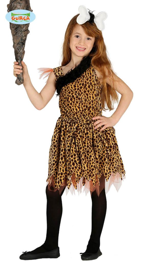 Costume primitif des cavernes pour des filles