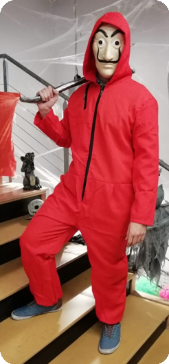 Costume red overalls La Casa De Papel/Money Heist