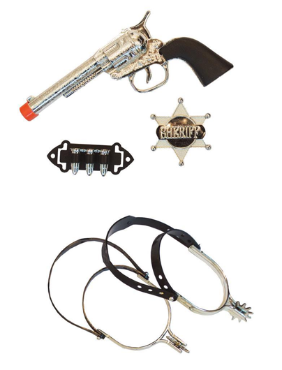 Cowboyset 5dlg met sporen