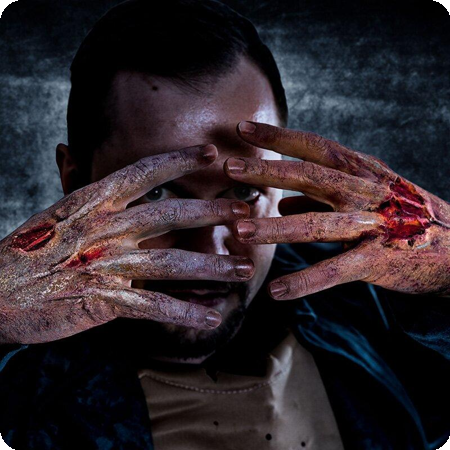 creepy hand wondes