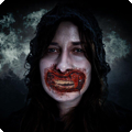 creepy horror mouth
