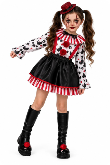 Criminal clown girls Halloween dress