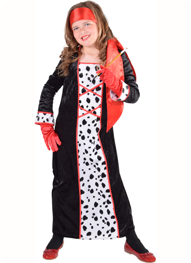 Cruella jurk voor meisjes