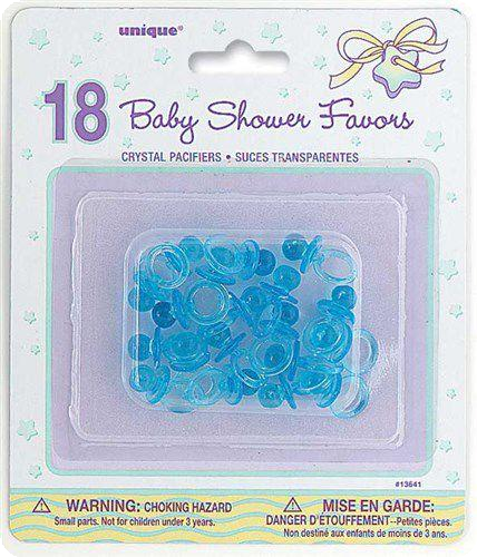 Crystal Pacifier Blue 2,5cm 18pcs