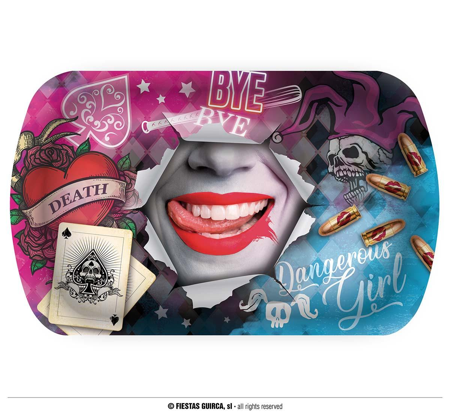 Dangereuse plateau 39x24 cm en plastique