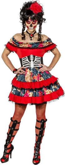 Day of the Dead costume dress for ladies