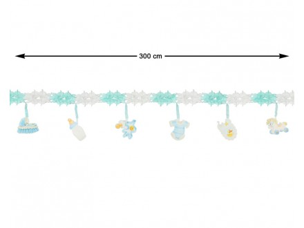 Decoration garland birth son 300cm