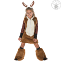 Deer costume for girls in plush