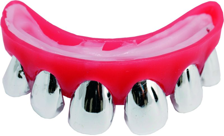 dents argentées thermo plastique