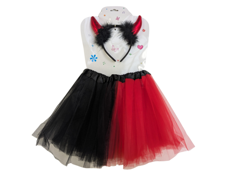 Devil set skirt and devil ears/horns