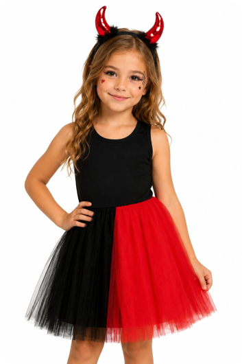 Devil set skirt and devil ears/horns