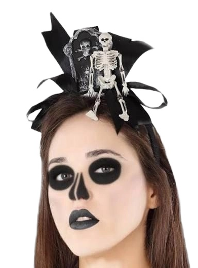 Diadeem Halloween skelet miniaturen