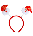 Diadeem met kerstmannen