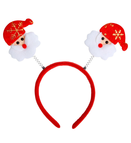 Diadeem met kerstmannen