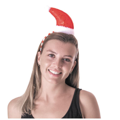 Diadeem met kerstmuts