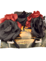 Diadem day of the dead with flowers