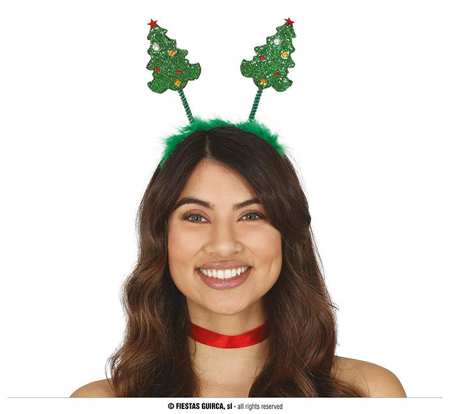 diadème avec sapin de Noël
