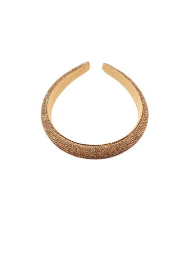 Diadème de luxe pailleté en bronze.