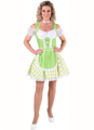 Dirndl groen tirools dames kostuum