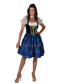 dirndl luxury blue