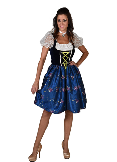 dirndl luxury blue