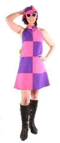 Disco dress Purple Fuchsia