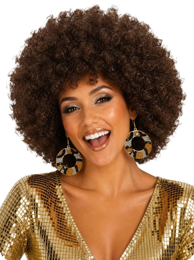 Disco Earrings Glitter Gold