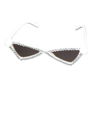 Disco glitter bril met strass Dame Edna